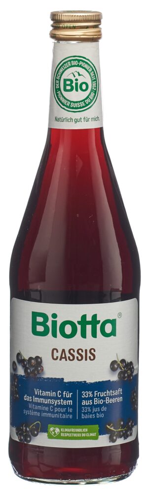 BIOTTA Cassis Bio                          Fl 5 dl