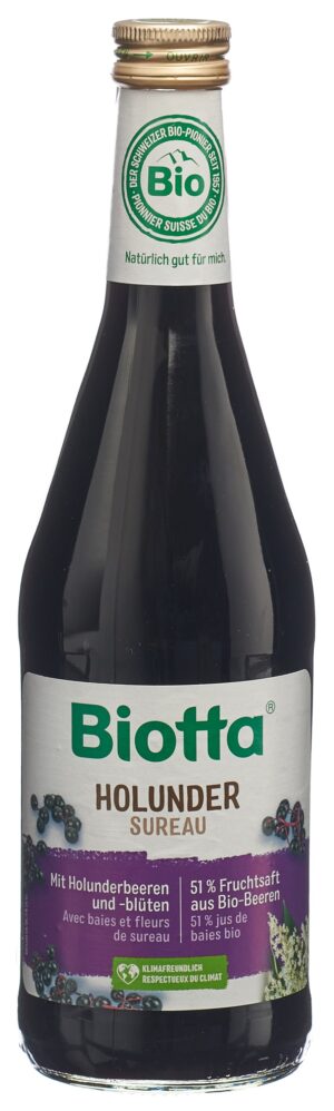 BIOTTA Holunder Bio                        Fl 5 dl