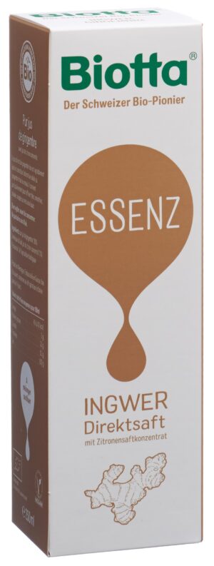BIOTTA Essenz Ingwer Bio               Fl 2.500 dl