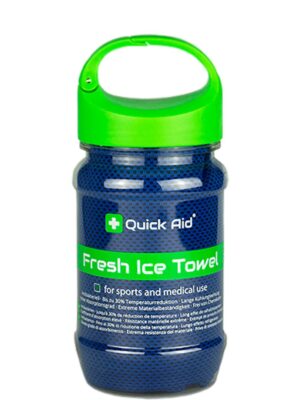 QUICK AID Fresh Ice Towel 34x80cm blau         Btl