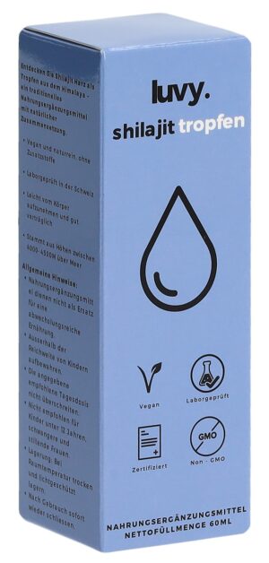 LUVY Shilajit Tropfen                     Fl 60 ml