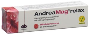 ANDREAMAG relax Brausetabl Himbeeraroma 20 Stk