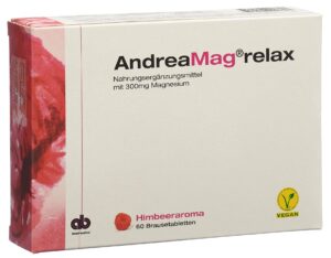 ANDREAMAG relax Brausetabl Himbeeraroma     60 Stk