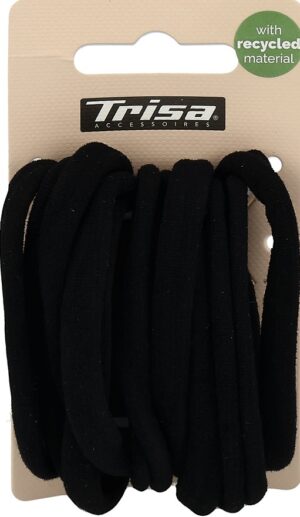 TRISA Haargummi schwarz ohne Metal ass      10 Stk