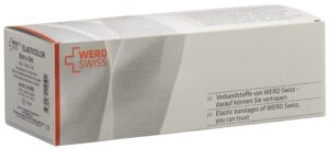 WERO SWISS Elasticolor El Bind 5mx8cm blau  10 Stk