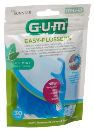 GUM Easy-Flossers Sticks Cool Mint          30 Stk