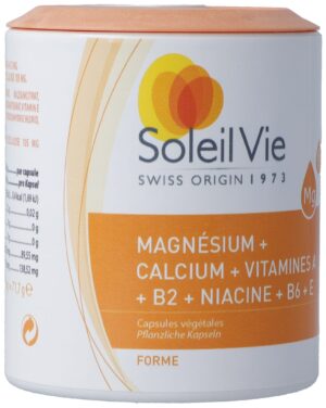 SOLEIL VIE Magnésium Calcium + Vit Kaps    100 Stk
