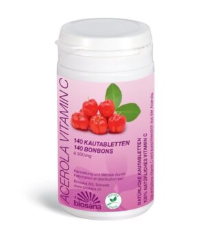 BIOSANA Acerola Vitamin C Tabl          Ds 140 Stk