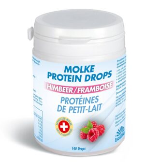BIOSANA Molke Protein Drops Himbeer 140 Stk