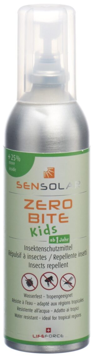 SENSOLAR Zero Bite Kids Mücken&ZeckenschSpr 100 ml