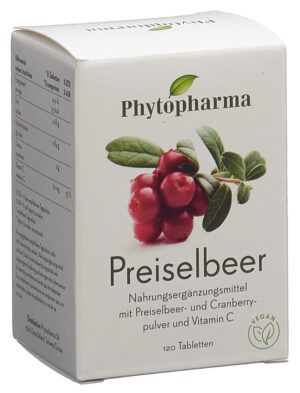 PHYTOPHARMA Preiselbeer Tabl               120 Stk