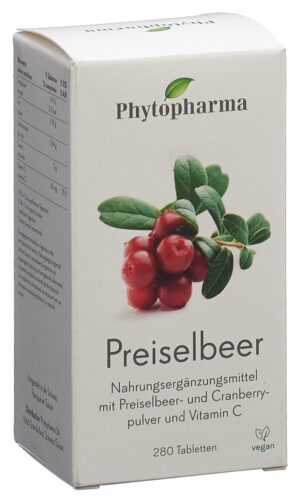PHYTOPHARMA Preiselbeer Tabl               280 Stk
