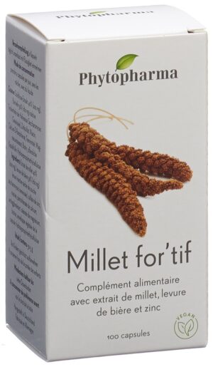 PHYTOPHARMA Hirse for'tif Kaps 100 Stk