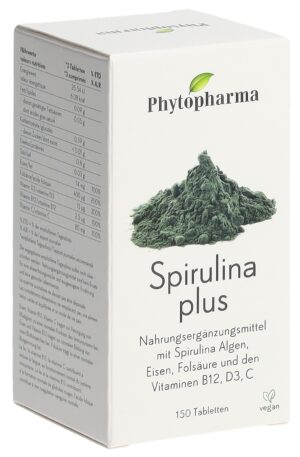PHYTOPHARMA Spirulina plus Tabl            150 Stk