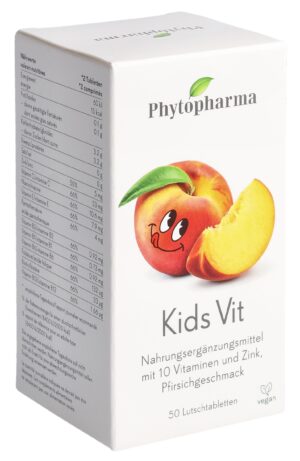 PHYTOPHARMA Kids Vit Lutschtabl 10 Vit&Zink 50 Stk