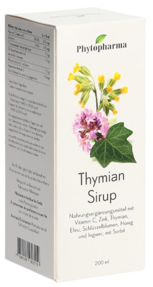 PHYTOPHARMA Thymian Sirup                   200 ml