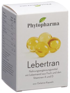 PHYTOPHARMA Lebertranöl Kaps Ds 200 Stk