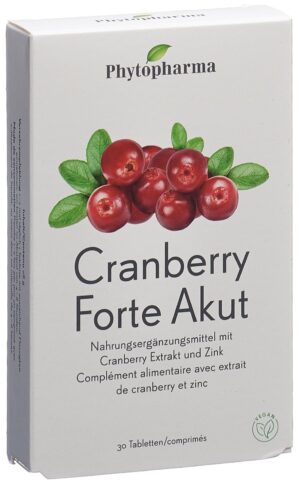 PHYTOPHARMA Cranberry Forte Akut Tabl Blist 30 Stk