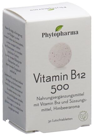 PHYTOPHARMA Vitamin B12 Lutschtabl 500 mcDs 30 Stk