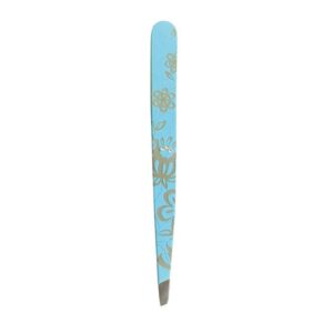 HAUSMANN Pinzette schraeg Swarovski blau