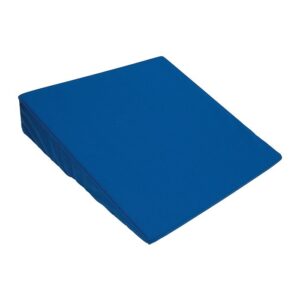 SAHAG Keilkissen mit Bezug 38x38x8cm blau
