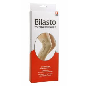 BILASTO Kniebandage mit Spiralfedern S beige