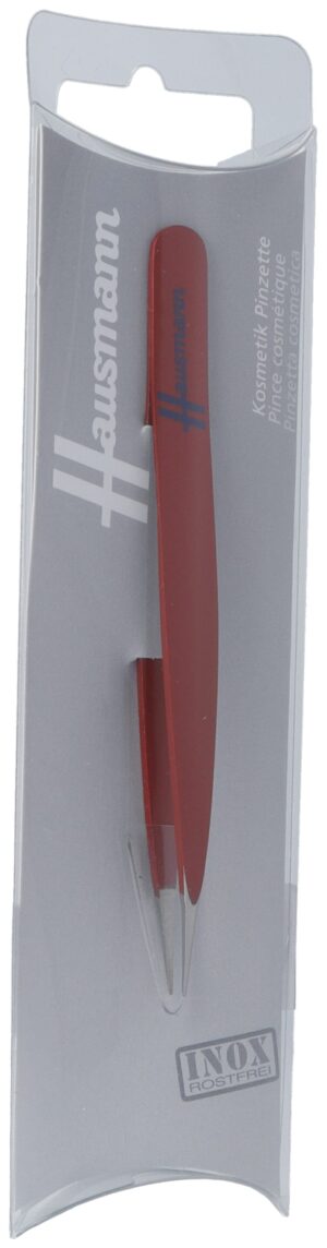 HAUSMANN Pinzette spitz rot