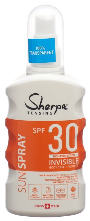 SHERPA TENSING Sonnenspray SPF30 Invisible  175 ml