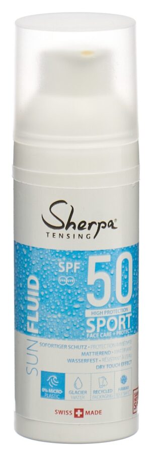 SHERPA TENSING Sun Fluid SPF50 Sport      Fl 50 ml