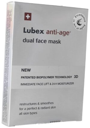 LUBEX anti-age dual face mask            Btl 4 Stk