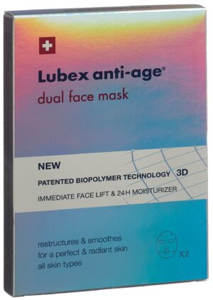 LUBEX ANTI-AGE dual face mask            Btl 2 Stk
