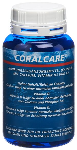CORALCARE Calcium Kaps 750 mg VitD3 + K2Ds 120 Stk