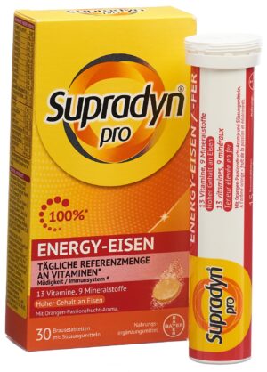 SUPRADYN PRO energy eisen Brausetabl     Ds 30 Stk