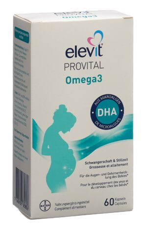 ELEVIT PROVITAL Omega3 Kaps           Blist 60 Stk