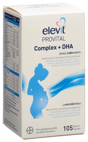 ELEVIT Provital Complex + DHA Kaps   Blist 105 Stk