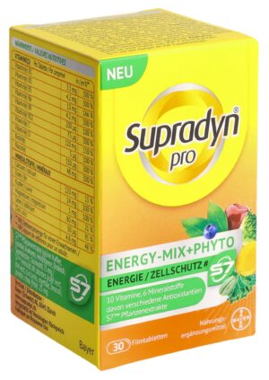 SUPRADYN pro energy-mix + phyto Filmtabl Ds 30 Stk
