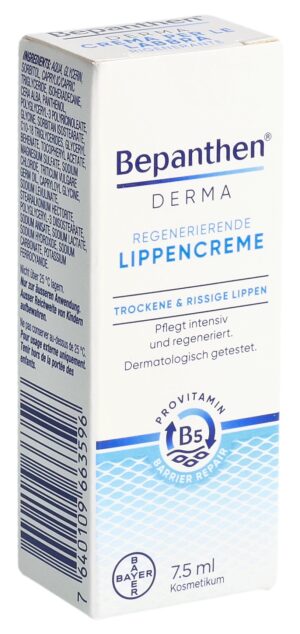 BEPANTHEN DERMA Lippencreme regenerier Tb)7.500 ml