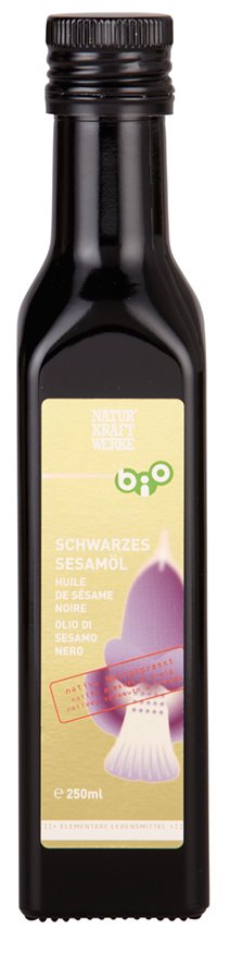 NATURKRAFTWERKE Schwarzes Sesamöl Bio       250 ml