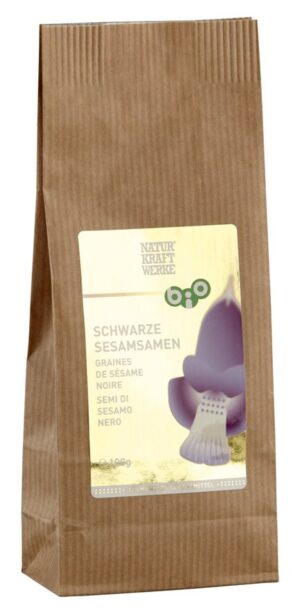 NATURKRAFTWERKE Schwarze Sesamsamen Bio/kbA 100 g