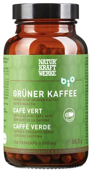 NATURKRAFTWERKE Grüner Kaffee Vegicaps BDs 150 Stk