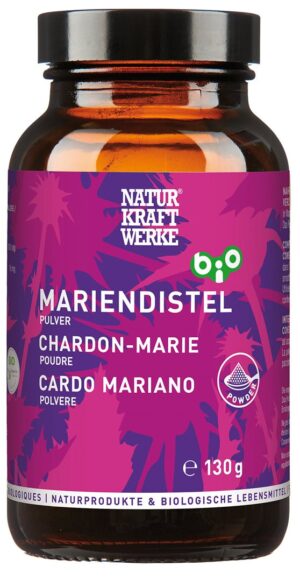 NATURKRAFTWERKE Mariendistel Pulver Bio 130 g