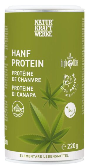 NATURKRAFTWERKE Hanf Protein B12 Bio 220 g