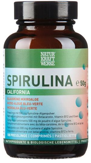 NATURKRAFTWERKE Spirulina Californ Pressl 100 Stk
