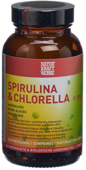 NATURKRAFTWERKE Spirulina&Chlorella Press  250 Stk