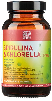 NATURKRAFTWERKE Spirulina&Chlorella Pulver 100 g