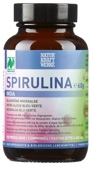 NATURKRAFTWERKE Spirulina India Press Bio 150 Stk