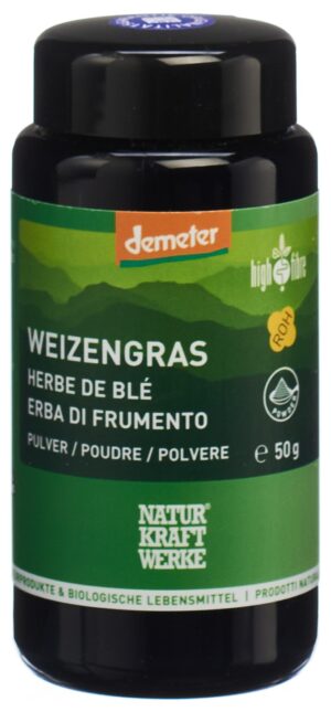 NATURKRAFTWERKE Weizengras Pulver Demeter     50 g