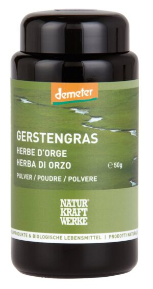 NATURKRAFTWERKE Gerstengras Pulver Demeter    50 g