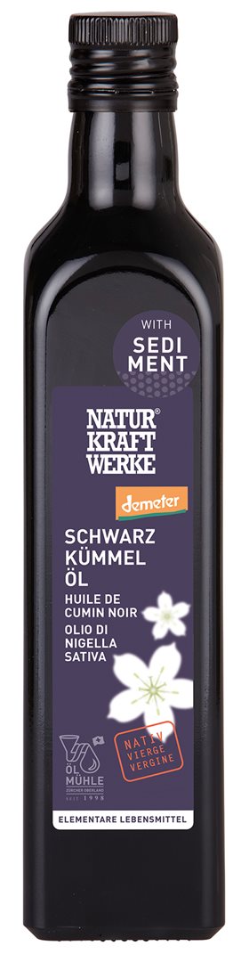 NATURKRAFTWERKE Schwarzkuemmeloel Sedim Demet 500 ml