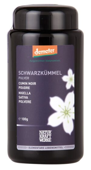 NATURKRAFTWERKE Schwarzkuemmel Pulver Demeter 100 g